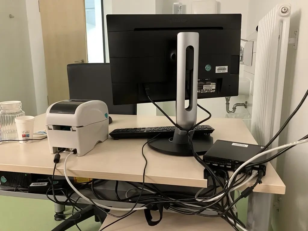 Behandlungszimmer im Krankenhaus